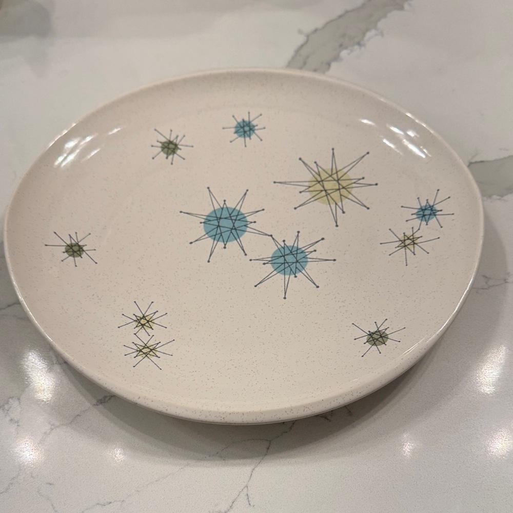 Franciscan Retro Starburst Pattern Plate